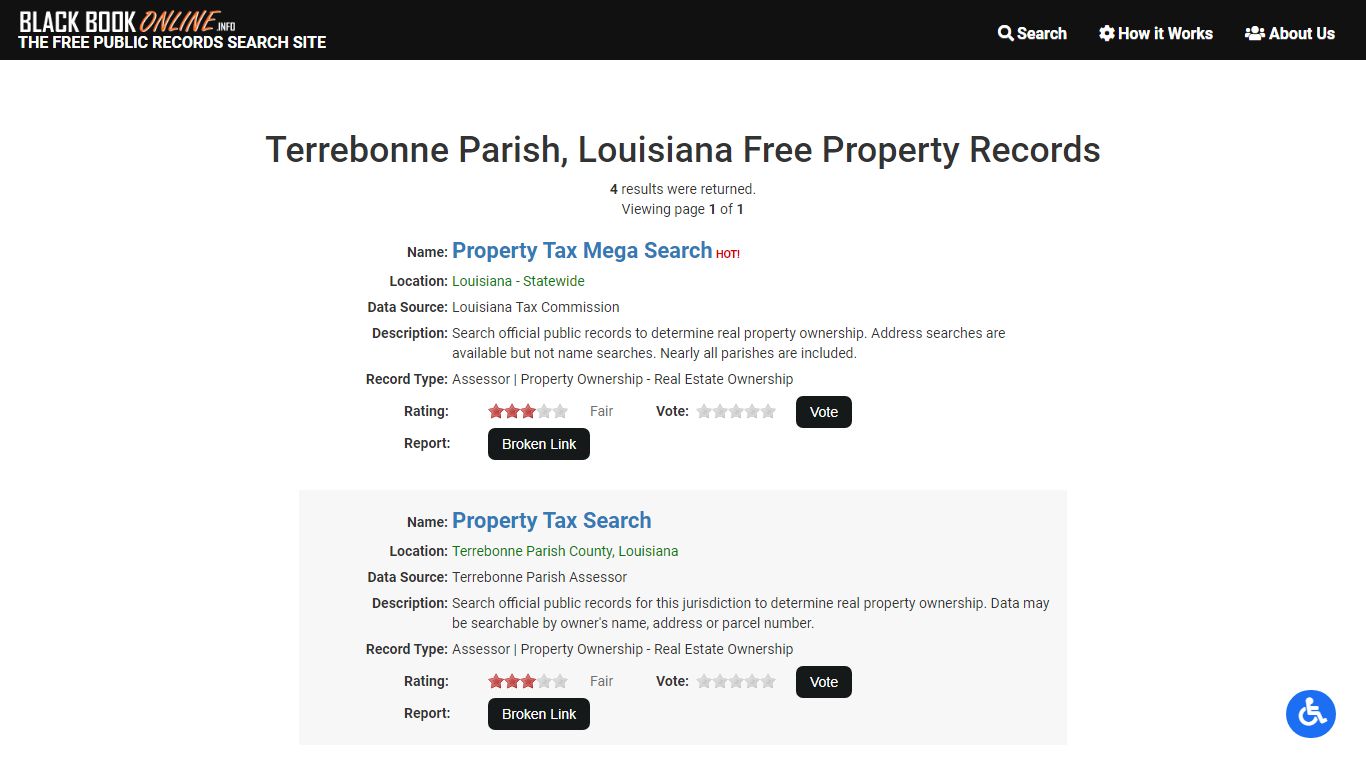 Free Terrebonne Parish, Louisiana Real Property Search ...